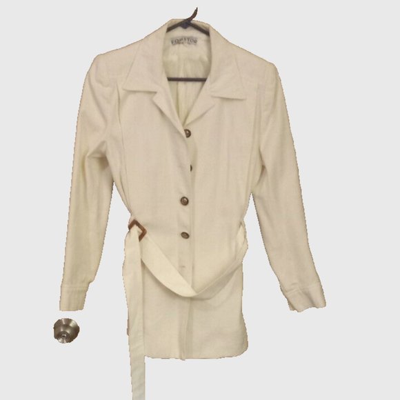 vintage jacket Woman's Made in America 🇺🇸 🇺🇸 Size 6 white 1970's Equator - Picture 1 of 4